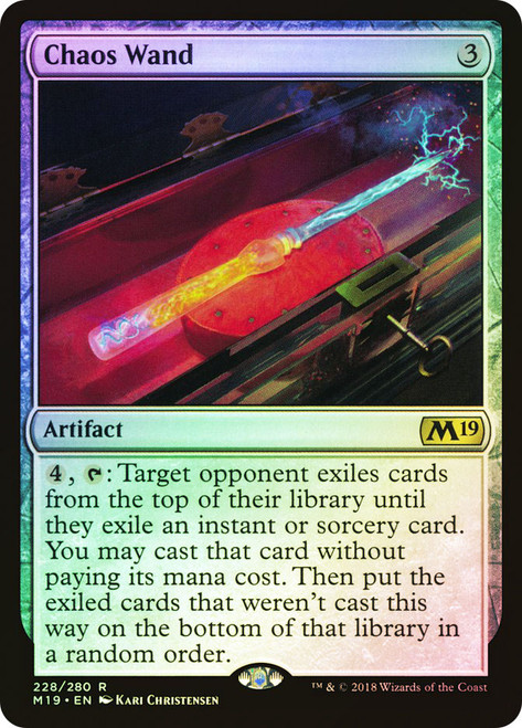 Chaos Wand (Prerelease) (Core Set 2019) | Promo | Star City Games