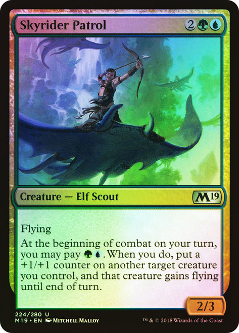 Skyrider Patrol\nCore Set 2019\nSingle\nMagic The Gathering