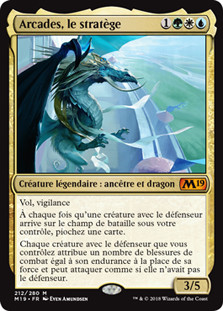 Arcades, the Strategist
Core Set 2019 - French
Single
Magic The Gathering
