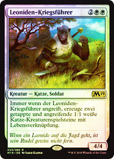 Leonin Warleader
Core Set 2019 (Foil) - German
Single
Magic The Gathering