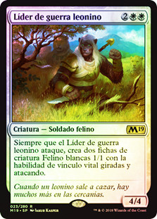 Leonin Warleader
Core Set 2019 (Foil) - Spanish
Single
Magic The Gathering