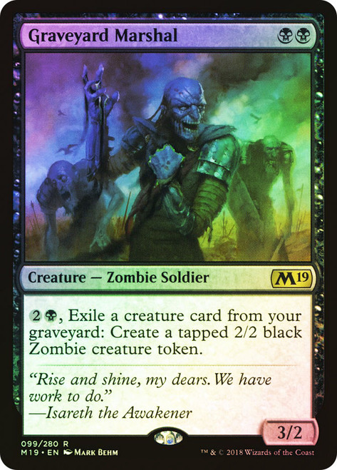 Graveyard Marshal\nCore Set 2019\nSingle\nMagic The Gathering
