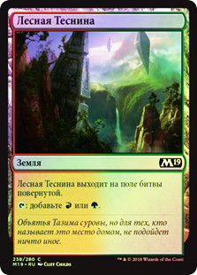 Timber Gorge
Core Set 2019 (Foil) - Russian
Single
Magic The Gathering