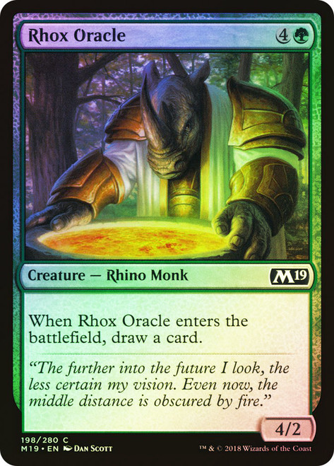Rhox Oracle\nCore Set 2019\nSingle\nMagic The Gathering