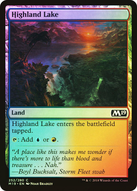 Highland Lake\nCore Set 2019\nSingle\nMagic The Gathering