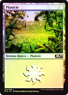 Plains (#262)
Core Set 2019 (Foil) - Portuguese
Single
Magic The Gathering