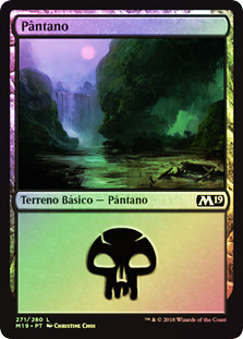 Swamp (#271)
Core Set 2019 (Foil) - Portuguese
Single
Magic The Gathering