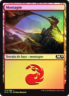 Mountain (#273)
Core Set 2019 (Foil) - French
Single
Magic The Gathering