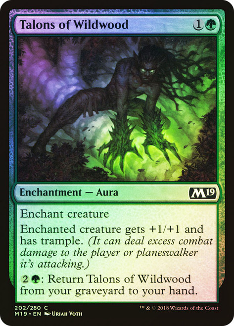 Talons of Wildwood\nCore Set 2019\nSingle\nMagic The Gathering