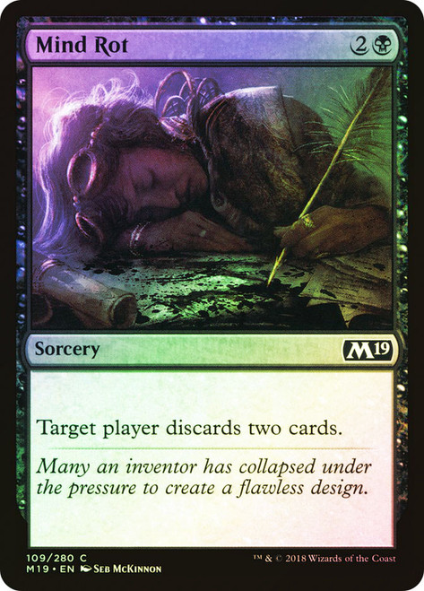 Mind Rot\nCore Set 2019\nSingle\nMagic The Gathering