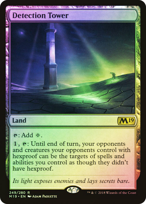 Detection Tower\nCore Set 2019\nSingle\nMagic The Gathering