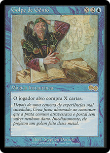 Stroke Of Genius
Urza's Saga - Portuguese
Single
Magic The Gathering