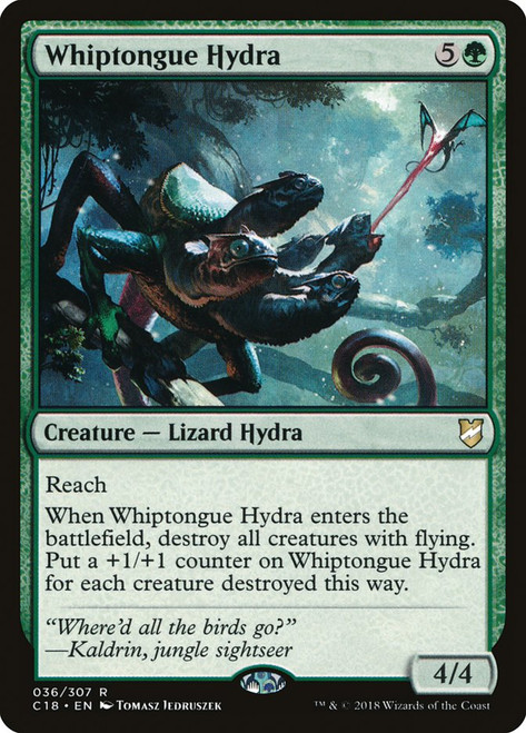Whiptongue Hydra\nCommander: 2018 Edition\nSingle\nMagic The Gathering