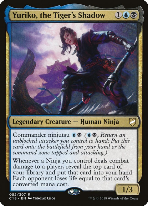 Yuriko, the Tiger's Shadow\nCommander: 2018 Edition\nSingle\nMagic The Gathering