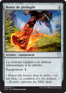 Swiftfoot Boots
Commander: 2018 Edition - French
Single
Magic The Gathering