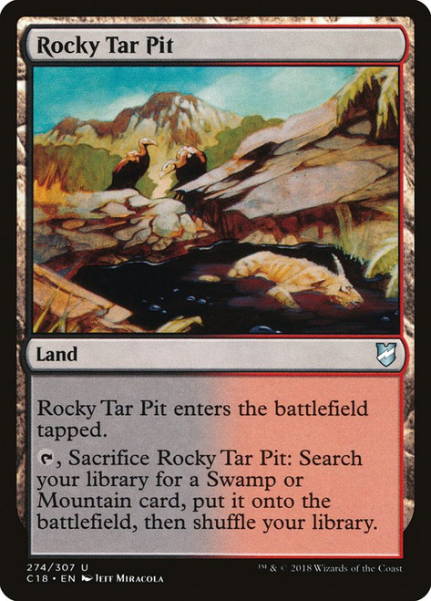 Rocky Tar Pit\nCommander: 2018 Edition\nSingle\nMagic The Gathering