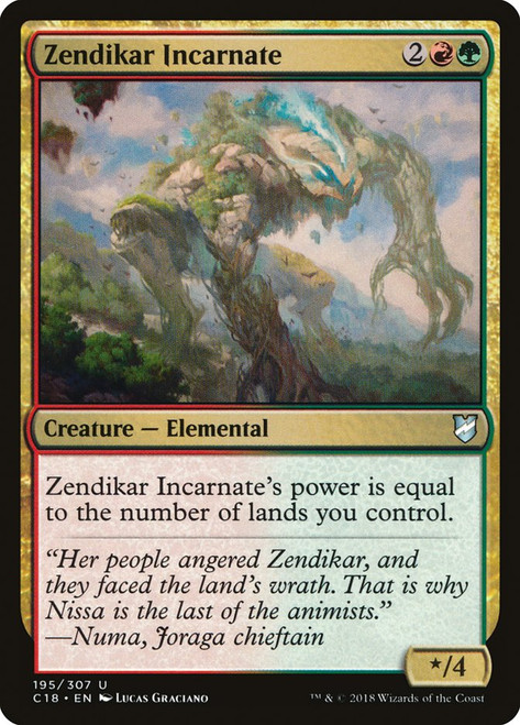 Zendikar Incarnate\nCommander: 2018 Edition\nSingle\nMagic The Gathering