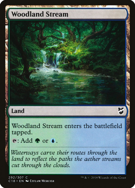 Woodland Stream\nCommander: 2018 Edition\nSingle\nMagic The Gathering