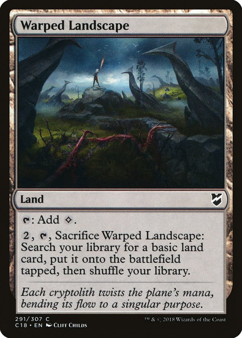 Warped Landscape\nCommander: 2018 Edition\nSingle\nMagic The Gathering