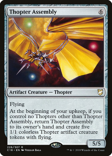 Thopter Assembly\nCommander: 2018 Edition\nSingle\nMagic The Gathering