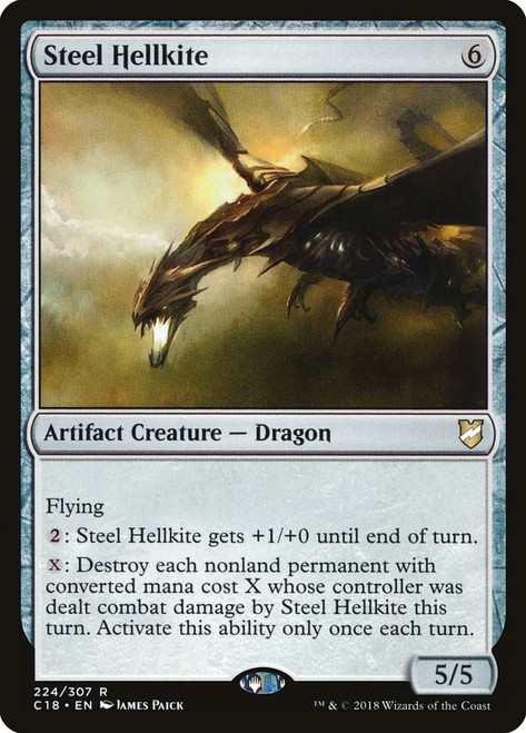 Steel Hellkite\nCommander: 2018 Edition\nSingle\nMagic The Gathering