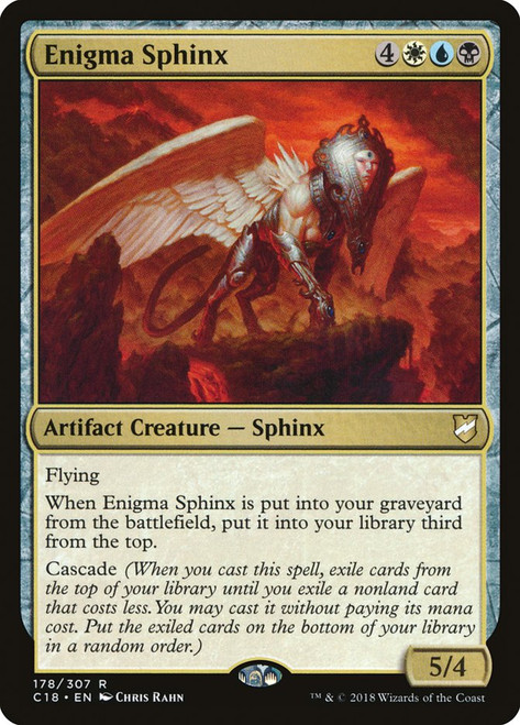 Enigma Sphinx\nCommander: 2018 Edition\nSingle\nMagic The Gathering