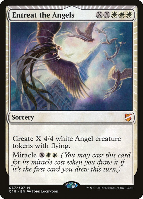 Entreat the Angels\nCommander: 2018 Edition\nSingle\nMagic The Gathering