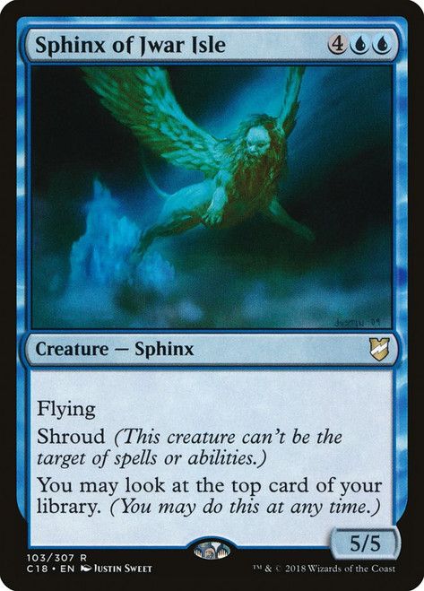 Sphinx of Jwar Isle\nCommander: 2018 Edition\nSingle\nMagic The Gathering