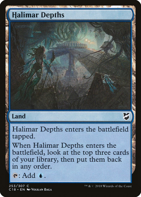Halimar Depths\nCommander: 2018 Edition\nSingle\nMagic The Gathering