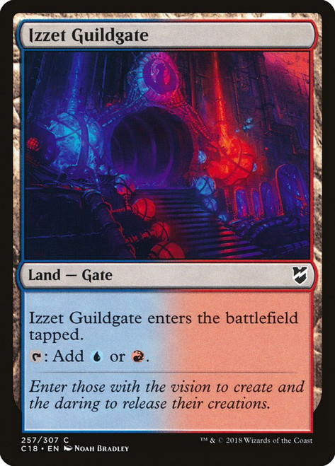 Izzet Guildgate\nCommander: 2018 Edition\nSingle\nMagic The Gathering