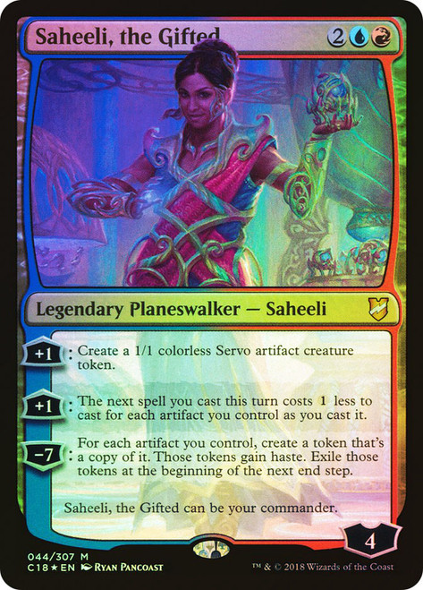 Saheeli, the Gifted\nCommander: 2018 Edition\nSingle\nMagic The Gathering