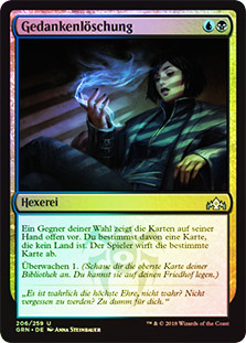 Thought Erasure
Guilds of Ravnica (Foil) - German
Single
Magic The Gathering