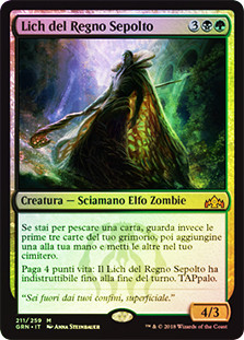 Underrealm Lich
Guilds of Ravnica (Foil) - Italian
Single
Magic The Gathering