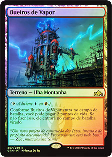 Steam Vents
Guilds of Ravnica (Foil) - Portuguese
Single
Magic The Gathering