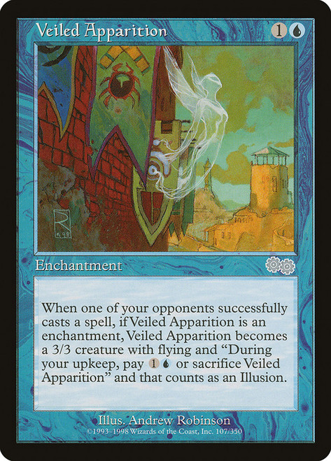 Veiled Apparition\nUrza's Saga\nSingle\nMagic The Gathering