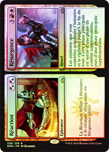 Response // Resurgence
Guilds of Ravnica - French
Single
Magic The Gathering