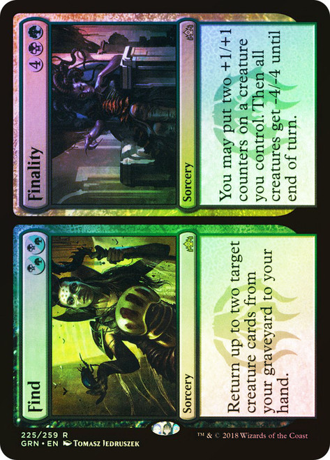 Find // Finality\nGuilds of Ravnica\nSingle\nMagic The Gathering
