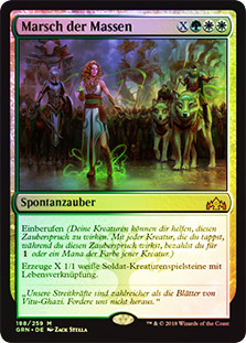 March of the Multitudes
Guilds of Ravnica (Foil) - German
Single
Magic The Gathering