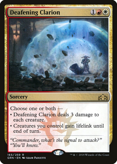 Deafening Clarion\nGuilds of Ravnica\nSingle\nMagic The Gathering