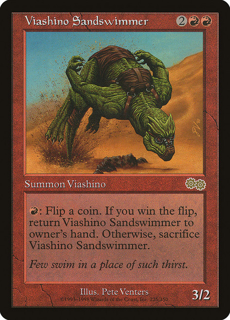 Viashino Sandswimmer\nUrza's Saga\nSingle\nMagic The Gathering