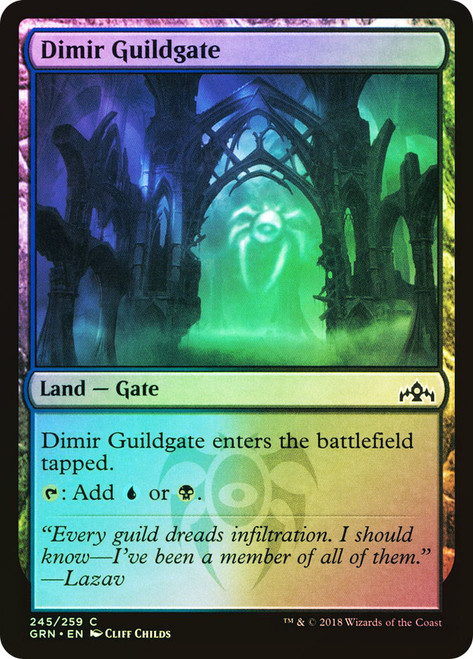 Dimir Guildgate (#245)\nGuilds of Ravnica\nSingle\nMagic The Gathering