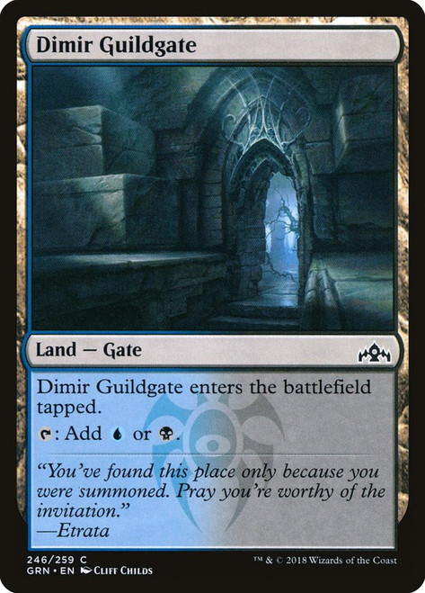 Dimir Guildgate (#246)\nGuilds of Ravnica\nSingle\nMagic The Gathering