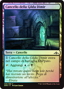 Dimir Guildgate (#246)
Guilds of Ravnica (Foil) - Italian
Single
Magic The Gathering