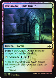 Dimir Guildgate (#246)
Guilds of Ravnica (Foil) - Portuguese
Single
Magic The Gathering