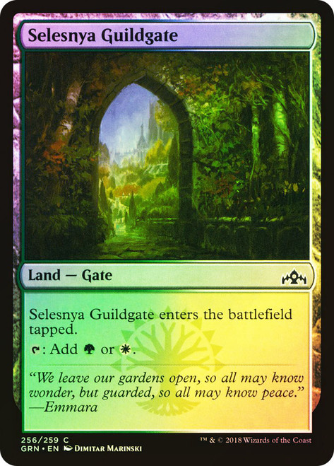 Selesnya Guildgate (#256)\nGuilds of Ravnica\nSingle\nMagic The Gathering