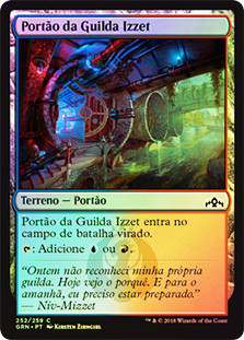 Izzet Guildgate (#252)
Guilds of Ravnica (Foil) - Portuguese
Single
Magic The Gathering