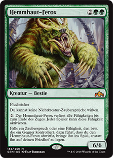 Nullhide Ferox
Guilds of Ravnica - German
Single
Magic The Gathering