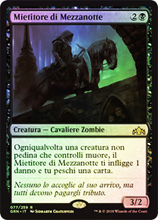 Midnight Reaper
Guilds of Ravnica (Foil) - Italian
Single
Magic The Gathering