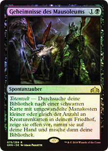 Mausoleum Secrets
Guilds of Ravnica (Foil) - German
Single
Magic The Gathering
