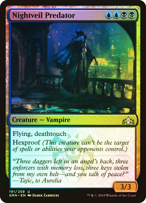 Nightveil Predator\nGuilds of Ravnica\nSingle\nMagic The Gathering